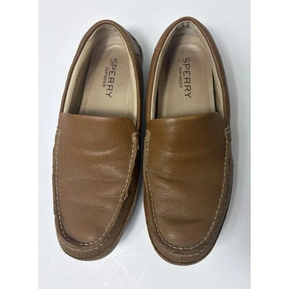 Sperry Top-Sider Hampden Venetian Loafer STS10724 Brown Leather Men’s US Size 10